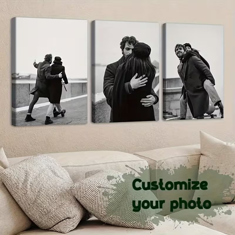 Custom Star Map - 3pcs/set Custom Canvas Print Photo Wall