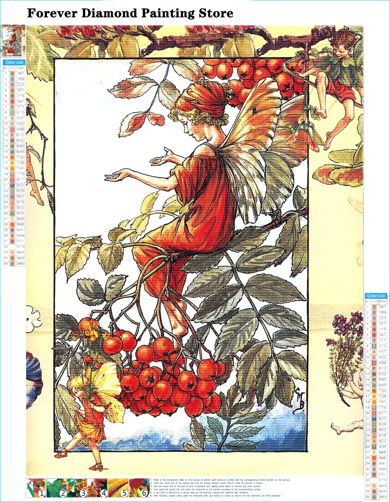 Cicely Mary Barker Artwork Flo - đánh giá và giá Photo Mosaic Print