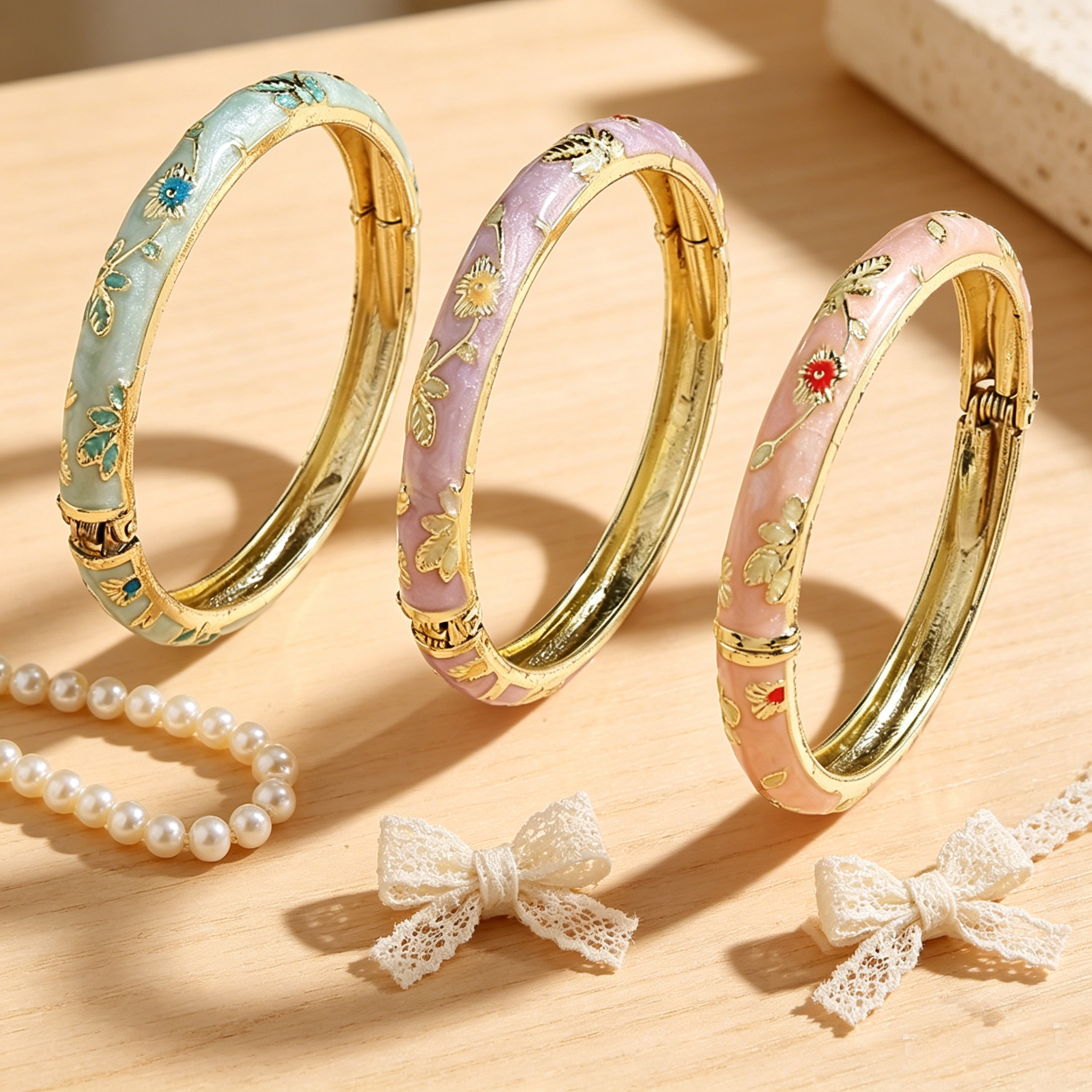 FTCY Vintage Fine small Flower - đánh giá và giá Coordinates Bracelet