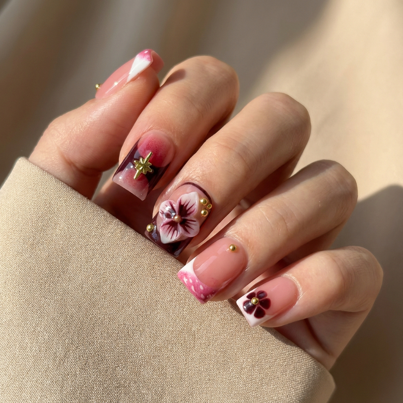 10Pcs Handmade Luxury Short Pr - đánh giá và giá Pressed Flower Art