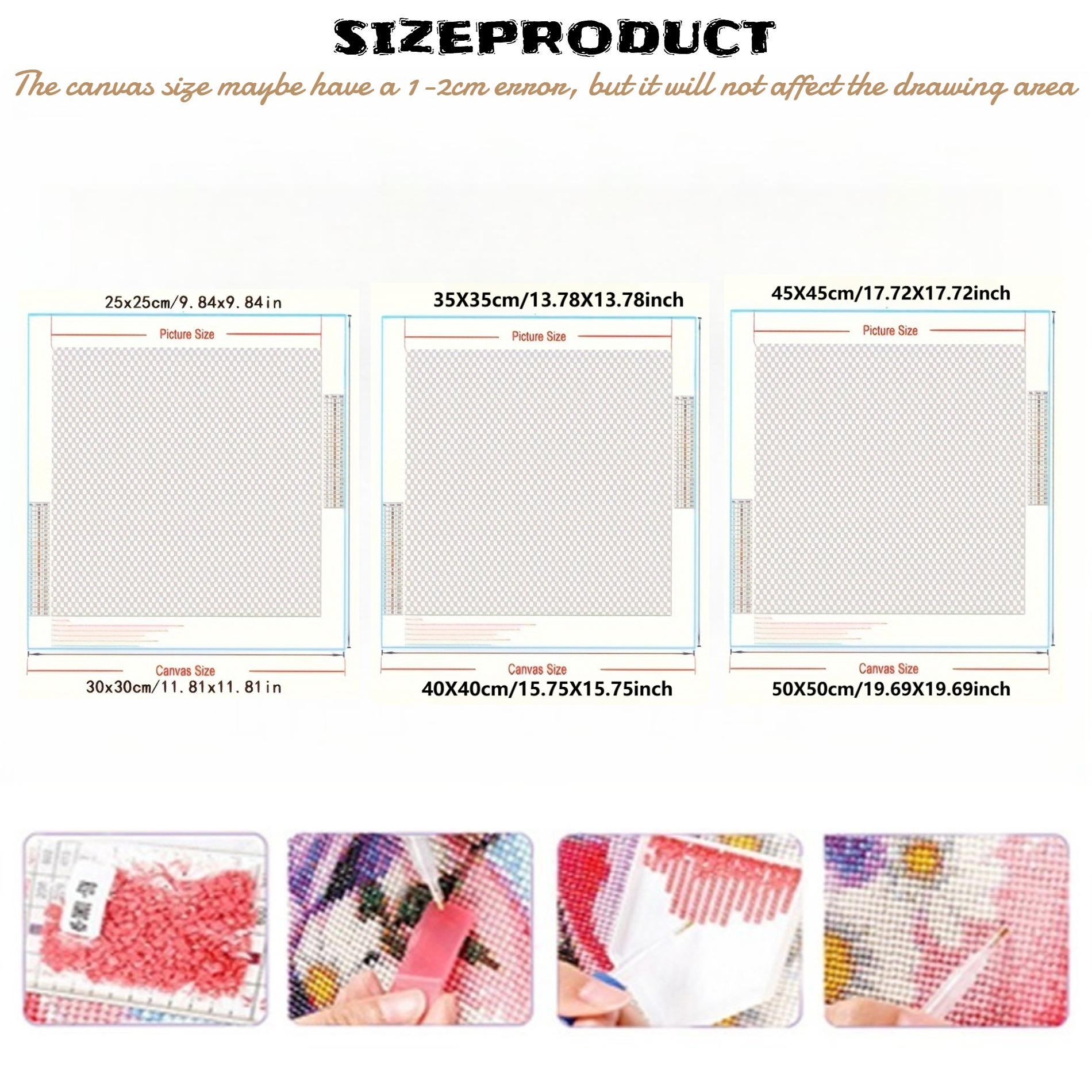 1PC frameless DIY Diamond Pain - đánh giá và giá Photo Mosaic Print