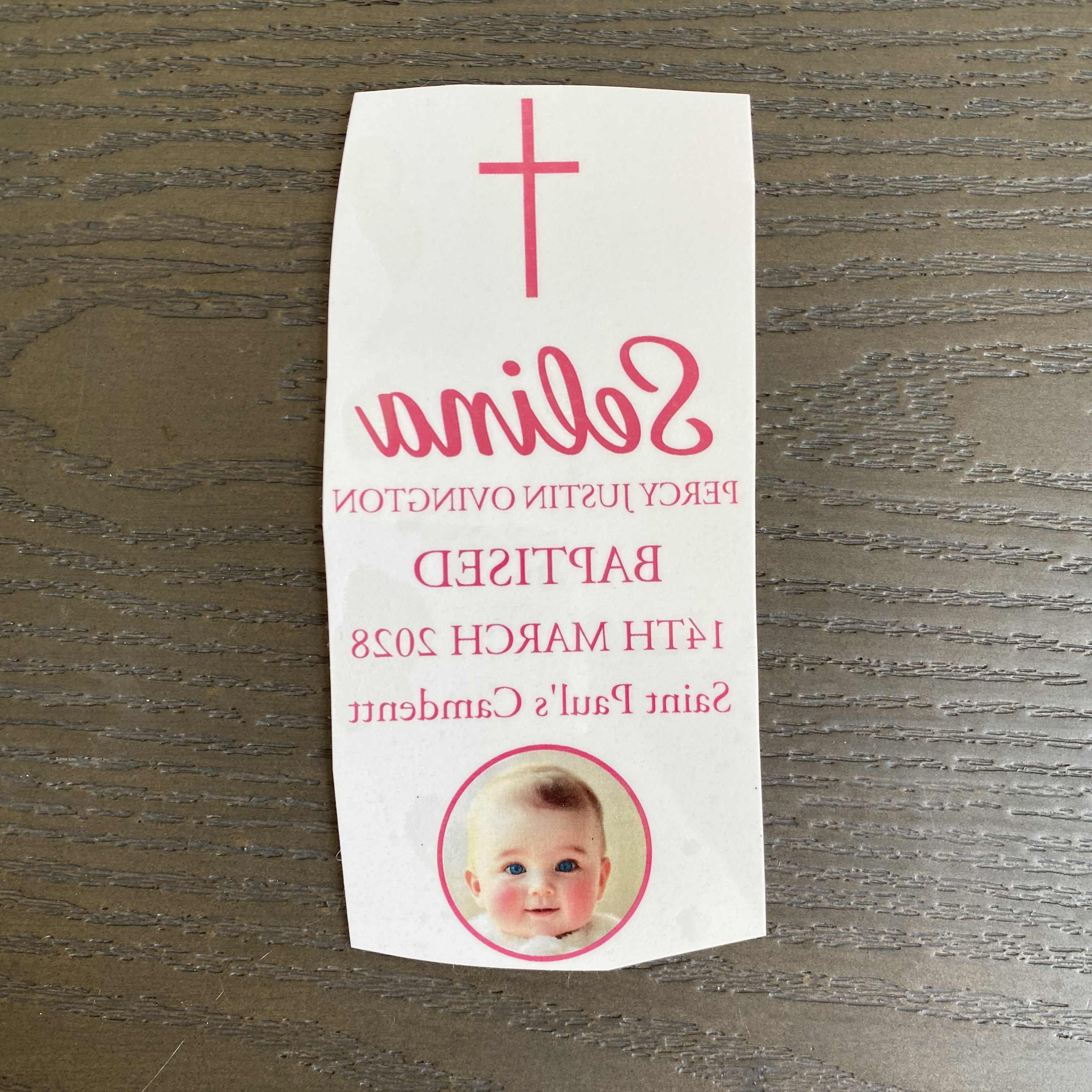 Custom Wedding Photo Stickers  - đánh giá và giá Personalised Candle Label