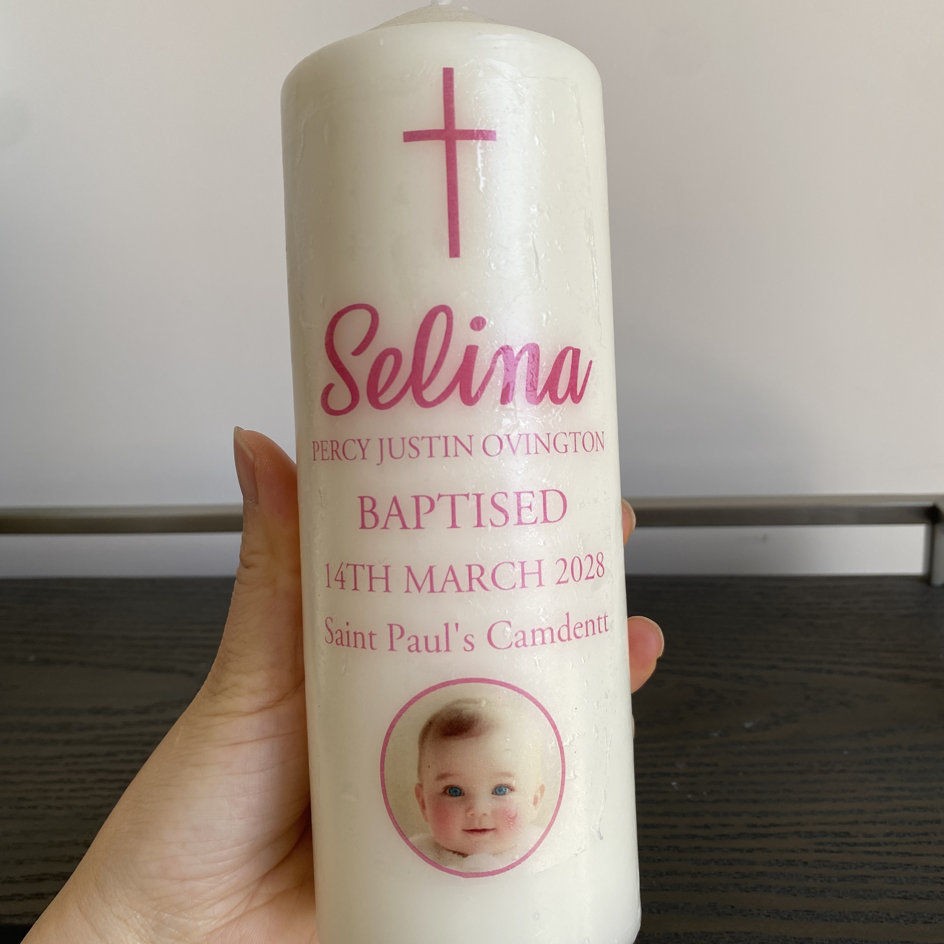 Custom Wedding Photo Stickers  - đánh giá và giá Personalised Candle Label