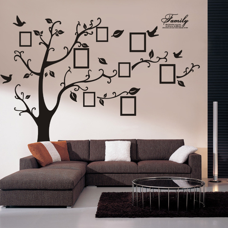 Large Size Photo Tree PVC Wall - đánh giá và giá Family Tree Print