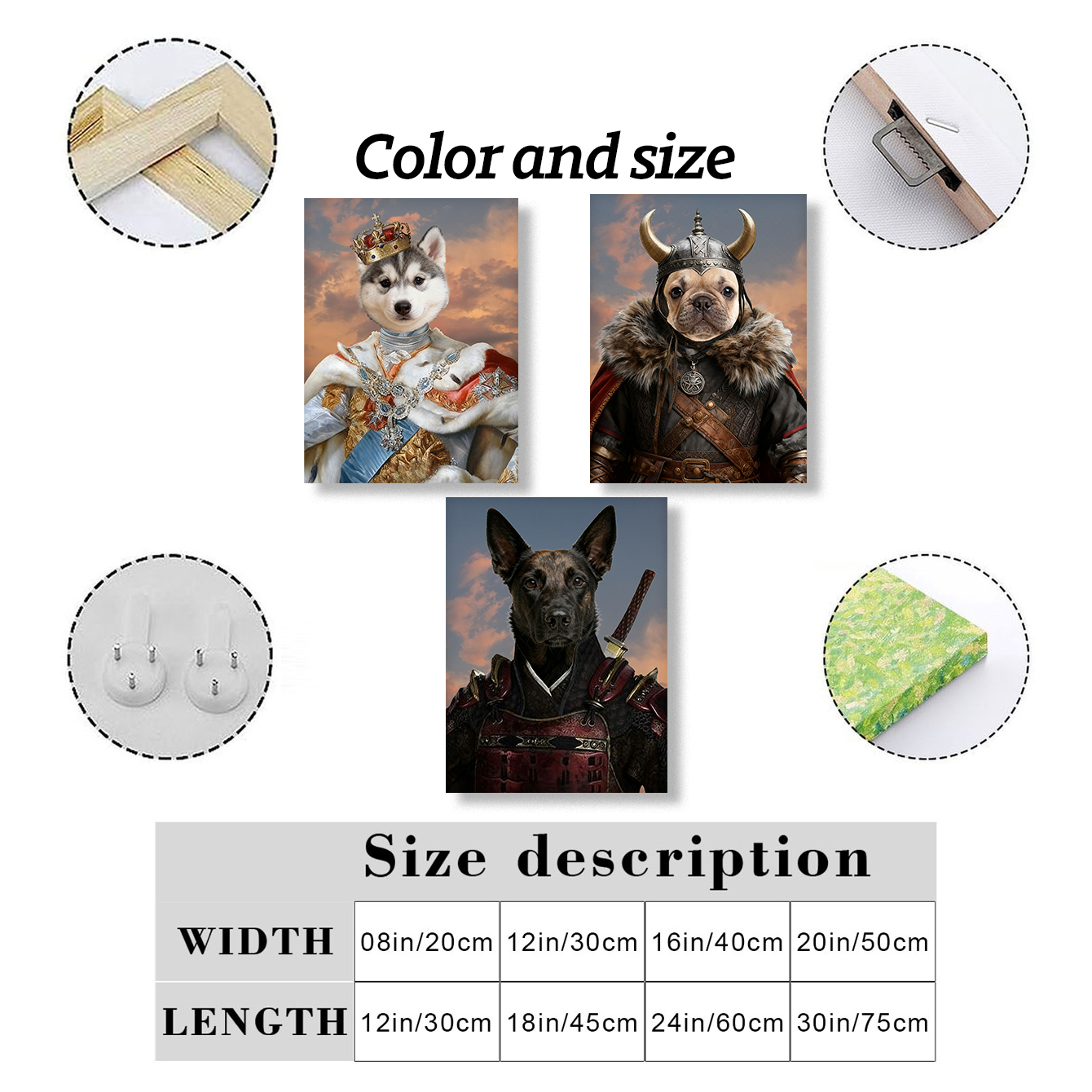 Customized Canvas Painting Roy - đánh giá và giá Pet Portrait Custom