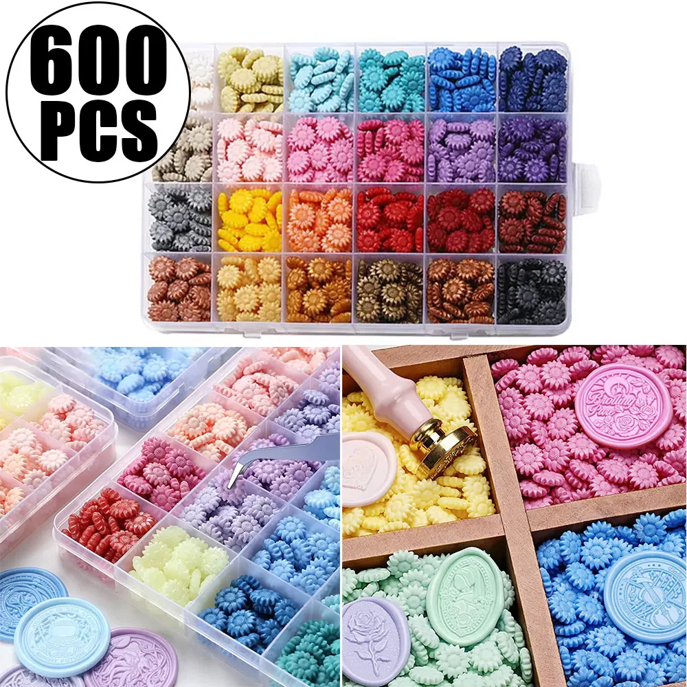 600Pcs Box Sealing Wax Beads,  - đánh giá và giá Wax Seal Letter Kit