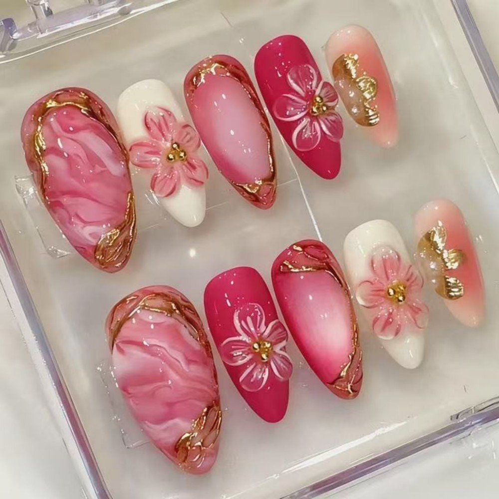 24PCS Luxury Emerald Green Flo - đánh giá và giá Pressed Flower Art