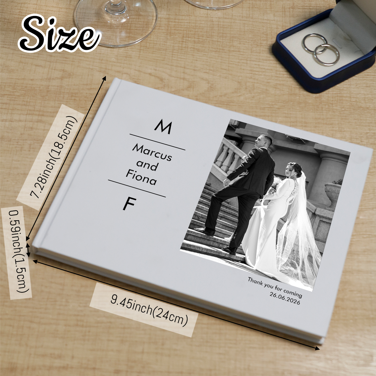 Customized wedding signature b - đánh giá và giá Custom Photo Book