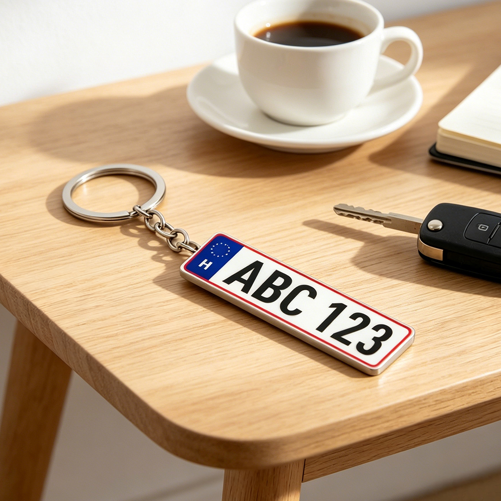 Personalized Acrylic License P - đánh giá và giá Initial Ring Custom