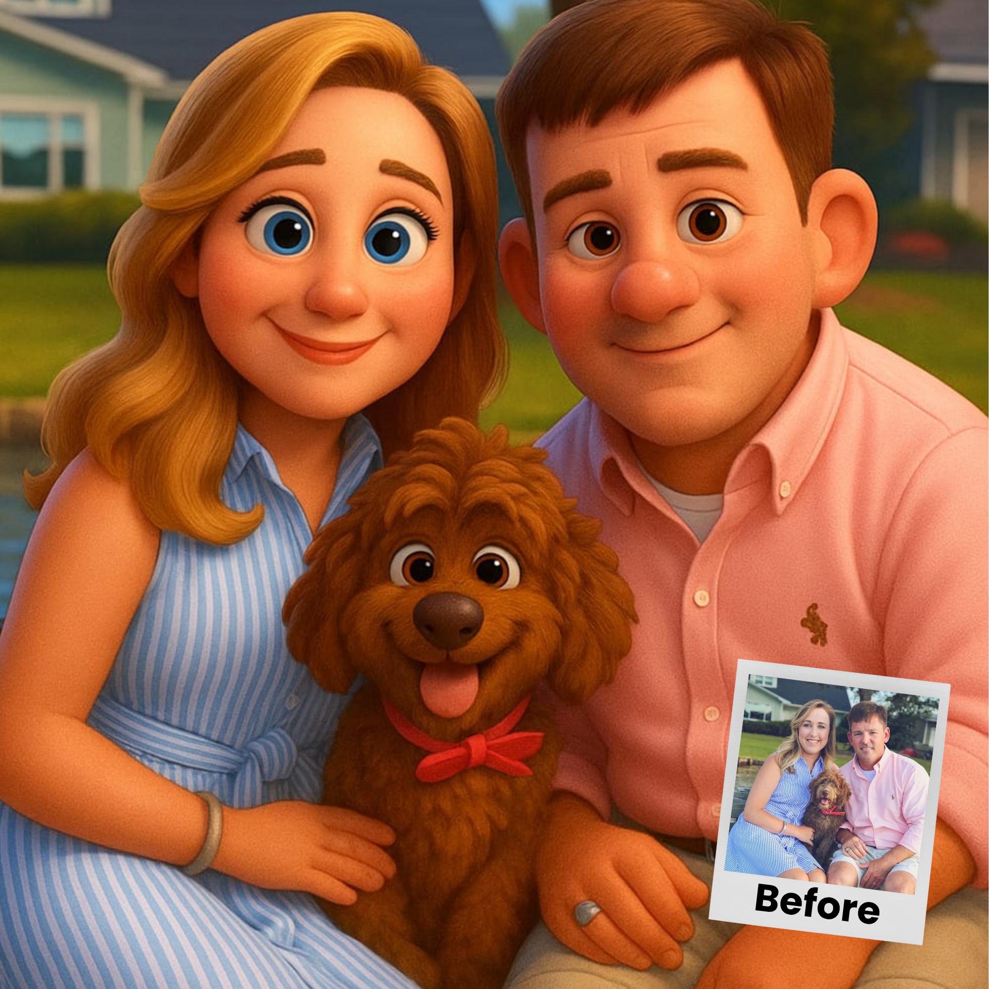 Custom Family Portrait Cartoon - đánh giá và giá Custom Star Map